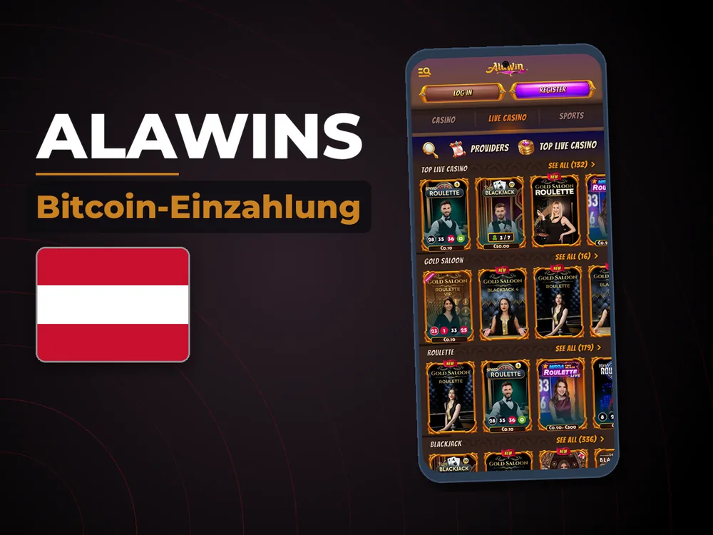 Alawins - Bitcoin-Einzahlung